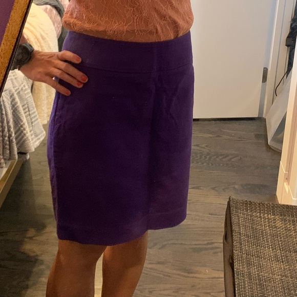 Purple knit skirt - Picture 1 of 2